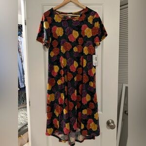 LuLaRoe High Low Dress with Floral Pattern